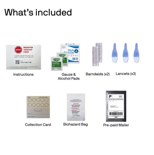 Rootine at-Home Vitamin Test, Understand Your Vitamin D, B12, B9 (Folate), hsCRP, and Homocysteine Levels, Inform Your Diet & Nutrition, Fast Results from CLIA-Certified Labs, Easy at-Home Collection by Rootine