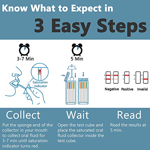Prime Screen [100 Pack] 6 Panel Oral Saliva Drug Test Kit, Employment and Insurance Testing (AMP, COC, MET, OPI, PCP, THC) - ODOA-166 by Wondfo
