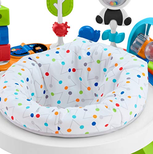 Fisher-Price Baby to Toddler Toy 3-In-1 Spin & Sort Activity Center and Play Table with Playmat and 10+ Activities, Retro Roar from Fisher-Price