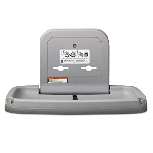 Koala Kare KB200-01 Horizontal Wall Mounted Baby Changing Station, Grey by Koala Kare