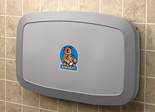 Koala Kare KB200-01 Horizontal Wall Mounted Baby Changing Station, Grey by Koala Kare