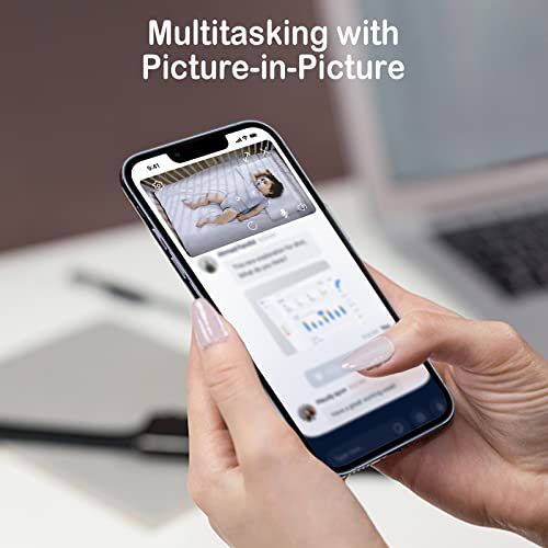 Sense-U Video Baby Monitor with Remote Pan-Tilt-Zoom Camera, 2-Way Talk, Night Vision, Background Audio, Motion Detection & No Monthly Fee (Compatible Smart Baby Monitor) by Sense-U