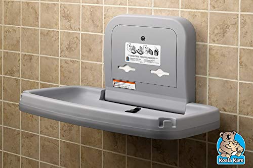 Koala Kare KB200-01 Horizontal Wall Mounted Baby Changing Station, Grey by Koala Kare