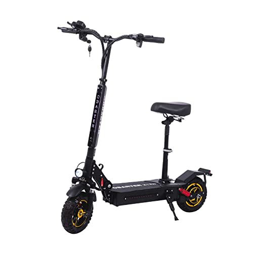 Electric Scooter - X1 1000W Motor Electric Scooter for Adults, Up to 28 MPH & 30 Miles Ranges, 10" Off-Road Tires Foldable Commuter Electric Scooter with Dual Shock Absorption & Braking by F-wheel