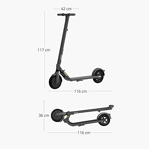 Segway Ninebot E25A Electric Kick Scooter- 300W Motor, 15.5 Miles Range & 17.4 MPH, 9" Tires, Shock Absorber, Commuter E Scooter for Adults by âNinebot (Changzhou) Tech Co., Ltd