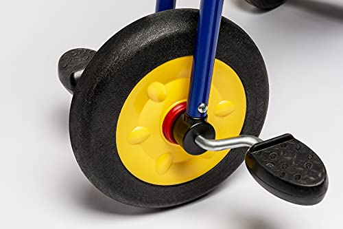 Italtrike Atlantic Small 10" Outdoor Tricycle for Toddlers and Kids, Ages 2-3, Adjustable Seat, Blue from Italtrike