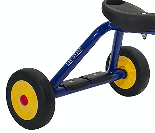 Italtrike Atlantic Small 10" Outdoor Tricycle for Toddlers and Kids, Ages 2-3, Adjustable Seat, Blue from Italtrike