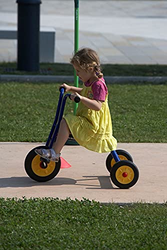 Italtrike Atlantic Small 10" Outdoor Tricycle for Toddlers and Kids, Ages 2-3, Adjustable Seat, Blue from Italtrike