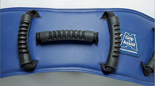 Gladbelt Grip-N-Assist Transfer Gait Belt with Handles - Physical Therapy & Medical Nursing - Assist Safety Belt for Elderly, Patient Transfer, Walking, Fall Prevention - Made in USA - 30 to 44 Inches by Grip-n-Assist