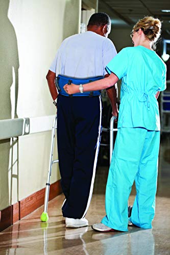 Gladbelt Grip-N-Assist Transfer Gait Belt with Handles - Physical Therapy & Medical Nursing - Assist Safety Belt for Elderly, Patient Transfer, Walking, Fall Prevention - Made in USA - 30 to 44 Inches by Grip-n-Assist