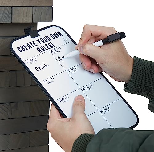 Large Tower Game Life Size Lawn Yard Outdoor Games for Adults and Family Wooden Stacking Games- Includes Rules and Carry Bag-54 Large Blocks from SPORT BEATS