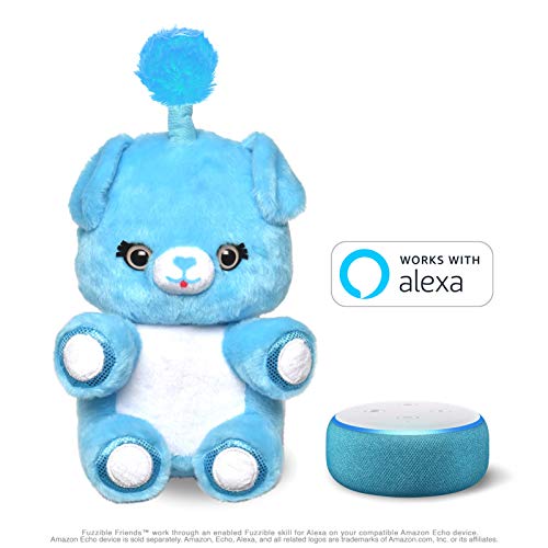 Fuzzible Friends Cuddles The Puppy Plush Light Up Toy â Works with Compatible Amazon Echo Devices for Interactive Activities and Sounds â Amazon Exclusive from Jazwares, LLC