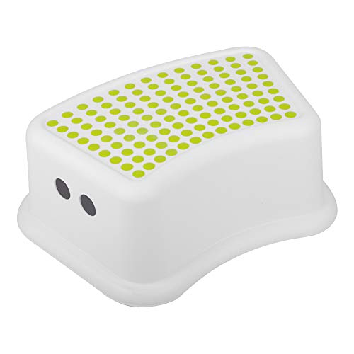 Step Stool for Kids (2 Pack), Toddlers Stool for Potty Training, Bathroom, Kitchen, Bedroom, Toy Room and Living Room. Toilet Stools with Soft Anti-Slip Grips for Safety, Stackable (Green) by Tiawudi