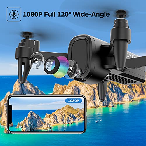 HR Drone for Adults and Kids with 1080p HD Camera,Modular Batteries 15mins Flying Time,Altitude Hold,Headless Mode,One Key Start/Land by N\A