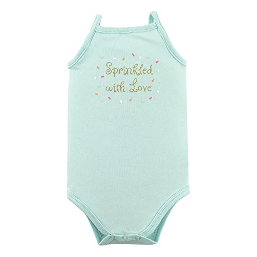 Hudson Baby Unisex Baby Cotton Sleeveless Bodysuits, Ice Cream, 9-12 Months from Hudson Baby
