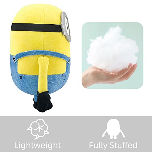 MINISO Minions Plush Toy (Bob) Stuffed Animals Kawaii Plushies Pillow for Kids Toddler Toys Boys Girls Gifts from MINISO
