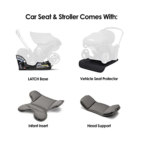 Doona Infant Car Seat & Latch Base â Car Seat to Stroller â Greyhound â US Version by Doona