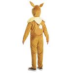 Eevee Pokemon Kids Costume, Official Pokemon Hooded Jumpsuit with Ears, Classic Size Extra Large (14-16) by Disguise