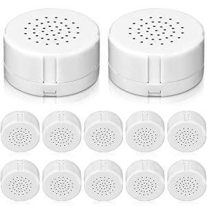 12 Pieces 20 Second Voice Recorder for Stuffed Animal, Sound Recorder Music Recordable Sound Module Recording Device Record Custom Message for Plush Toy Doll Stuffed Bear Toy Pillow, White by Handepo