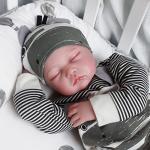 CHAREX Sleeping Reborn Baby Dolls, 22 Inch Lifelike Newborn Baby Boy Doll, Realistic Weighted Baby Reborn Toddler Doll for Kids by CHAREX