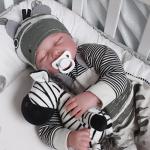 CHAREX Sleeping Reborn Baby Dolls, 22 Inch Lifelike Newborn Baby Boy Doll, Realistic Weighted Baby Reborn Toddler Doll for Kids by CHAREX