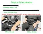 60"seat Belt,Wheelchair,/Electric Wheelchair/Transport Chair/Rollator/Bath Chair/Commode Chair/Home Chair seat Belt,Restraints Straps,Seat Anti-Slip Belt,Elderly Patients Fixing Belt-1Ea by Cosen Medical