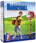 Kiddie Play Toddler Basketball Hoop Toy Set Adjustable Height Stand Up to 4 ft Indoor & Outdoor Play by Kiddie Play