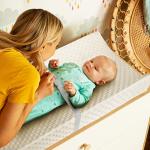 MunchkinÂ® Diaper Changing Pad Covers, 2 Pack, White â Fits Standard Contoured Changing Pads by Munchkin