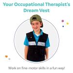 Fun and Function â Police Dressing Vest for Kids â Fun Costume Dress Up Vest For Kids with Fine Motor & Sensory Issues â Black â One Size from Fun and Function