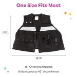 Fun and Function â Police Dressing Vest for Kids â Fun Costume Dress Up Vest For Kids with Fine Motor & Sensory Issues â Black â One Size from Fun and Function