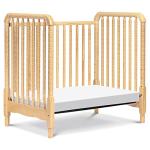 DaVinci Jenny Lind 3-in-1 Convertible Mini Crib in Natural, Removable Wheels, Greenguard Gold Certified from DaVinci