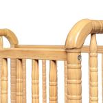 DaVinci Jenny Lind 3-in-1 Convertible Mini Crib in Natural, Removable Wheels, Greenguard Gold Certified from DaVinci