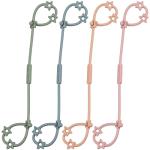 Toy Safety Straps, Adjustable Stretchable Sippy Cup Straps, Sippy Bottles or Pacifier to Stroller, Highchair, Car Seat, Hanging Basket (Sage,Ether,Blush,Muted) from Nearbyme