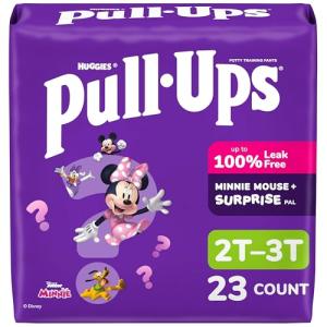 Pull-Ups Girls' Potty Training Pants Training Underwear Size 4, 2T-3T, 23 Ct from Kimberly-Clark Corp.