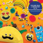 Horizon Group USA 1000+ Pieces Ultimate Box Of Crafts,Homeschool Preschool DIY Craft Kit Set For Kids & Toddlers.Includes Foam Sheets,Stickers,Feathers,Pipe Cleaners,Wood Sticks,Gemstones,Beads & More from Horizon Group USA