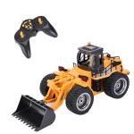 Top Race 6 Channel Full Functional Front Loader, RC Remote Control Construction Toy Tractor with Lights & Sounds 2.4Ghz (TR-113G) by Top Race