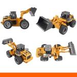 Top Race 6 Channel Full Functional Front Loader, RC Remote Control Construction Toy Tractor with Lights & Sounds 2.4Ghz (TR-113G) by Top Race
