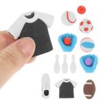 NUOBESTY 50Pcs Random Style Sport Erasers Bulk Funny Sports Ball Erasers Kids Eraser Toy for School Birthday World Cup Party by NUOBESTY