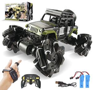 Remote Control Car, 1:16 Metal Drift RC Cars 360Â° Rotating 4WD 2.4Ghz Gesture Sensor Control Monster Truck for Kids All Terrains Crawler RC Vehicle Rechargeable Batteries for Boys Kids from None branded