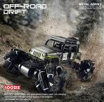 Remote Control Car, 1:16 Metal Drift RC Cars 360Â° Rotating 4WD 2.4Ghz Gesture Sensor Control Monster Truck for Kids All Terrains Crawler RC Vehicle Rechargeable Batteries for Boys Kids from None branded