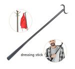Generic 33.5 inch Long Handle Dressing Stick with Shoe Horn and Sock Removal Tool - Multifunction Dressing Aids Tool for Limited Mobility from gowell