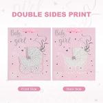 Baby Girl Gift Bags for Baby Showers 12.5" Medium with Tissue Papers 2-Pack (Pink) from 