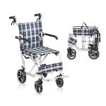 Wheelchair Transport Aluminum 19" Folding W/Swingaway Legrest and Carrying Bag (only 18 lbs) by Healthline from Healthline Trading