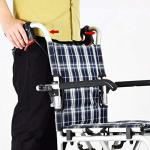 Wheelchair Transport Aluminum 19" Folding W/Swingaway Legrest and Carrying Bag (only 18 lbs) by Healthline from Healthline Trading