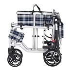 Wheelchair Transport Aluminum 19" Folding W/Swingaway Legrest and Carrying Bag (only 18 lbs) by Healthline from Healthline Trading