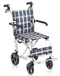 Wheelchair Transport Aluminum 19" Folding W/Swingaway Legrest and Carrying Bag (only 18 lbs) by Healthline from Healthline Trading