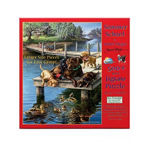 SUNSOUT INC Summer School 500 pc Larger Size Piece Jigsaw Puzzle by SUNSOUT INC