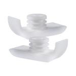 MABIS Walker Ski Glides, Fit 1-Inch Legs, Eliminates Need to Lift Walker, Made in USA, 2 Count by DMI