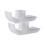 MABIS Walker Ski Glides, Fit 1-Inch Legs, Eliminates Need to Lift Walker, Made in USA, 2 Count by DMI