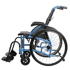 Strongback Mobility Lightweight Foldable Wheelchair, Built-in Adjustable Lumbar Support, Promotes a Healthy Spine, STRONGBACK 24 Flip, 18" Seat (24" Rear Wheels) from Strongback Mobility